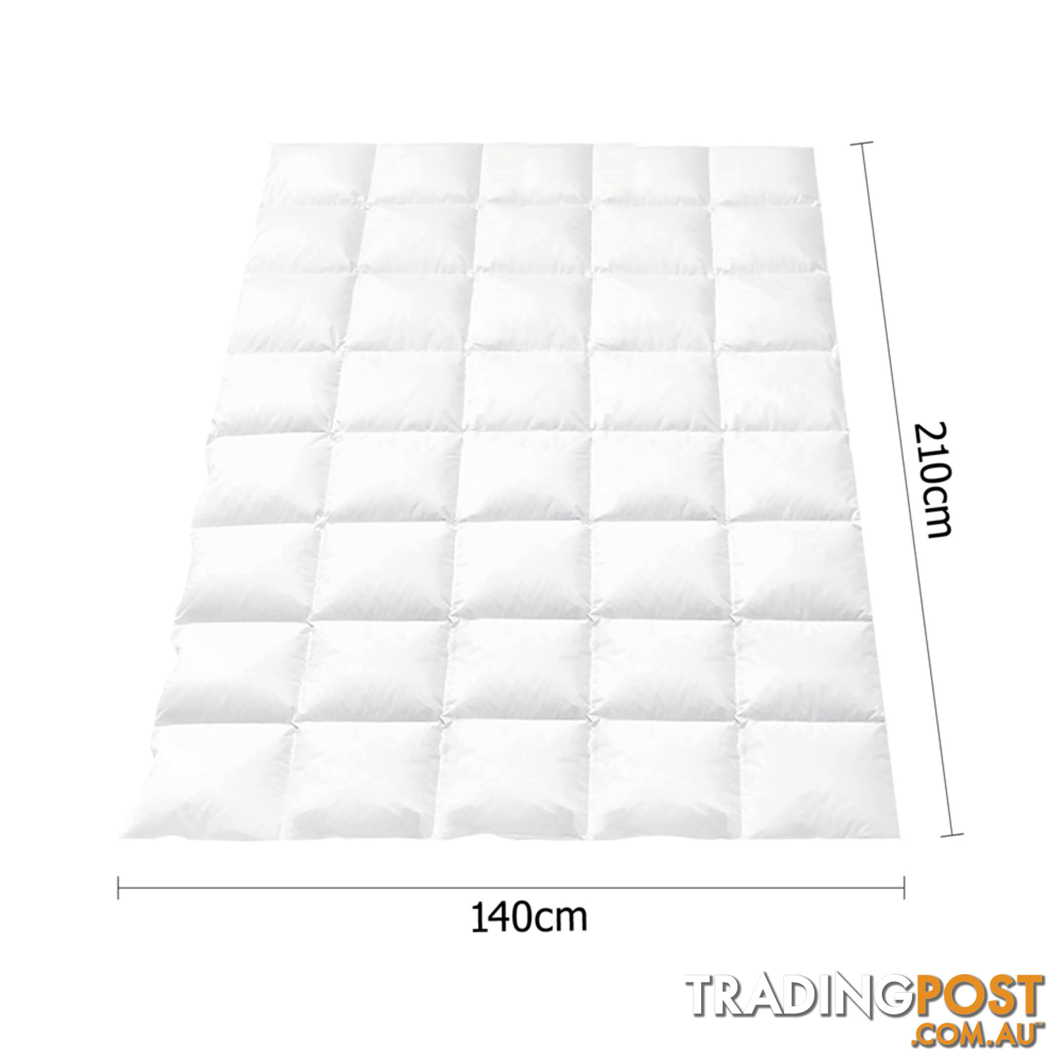 Goose Feather Down Quilt  - Single