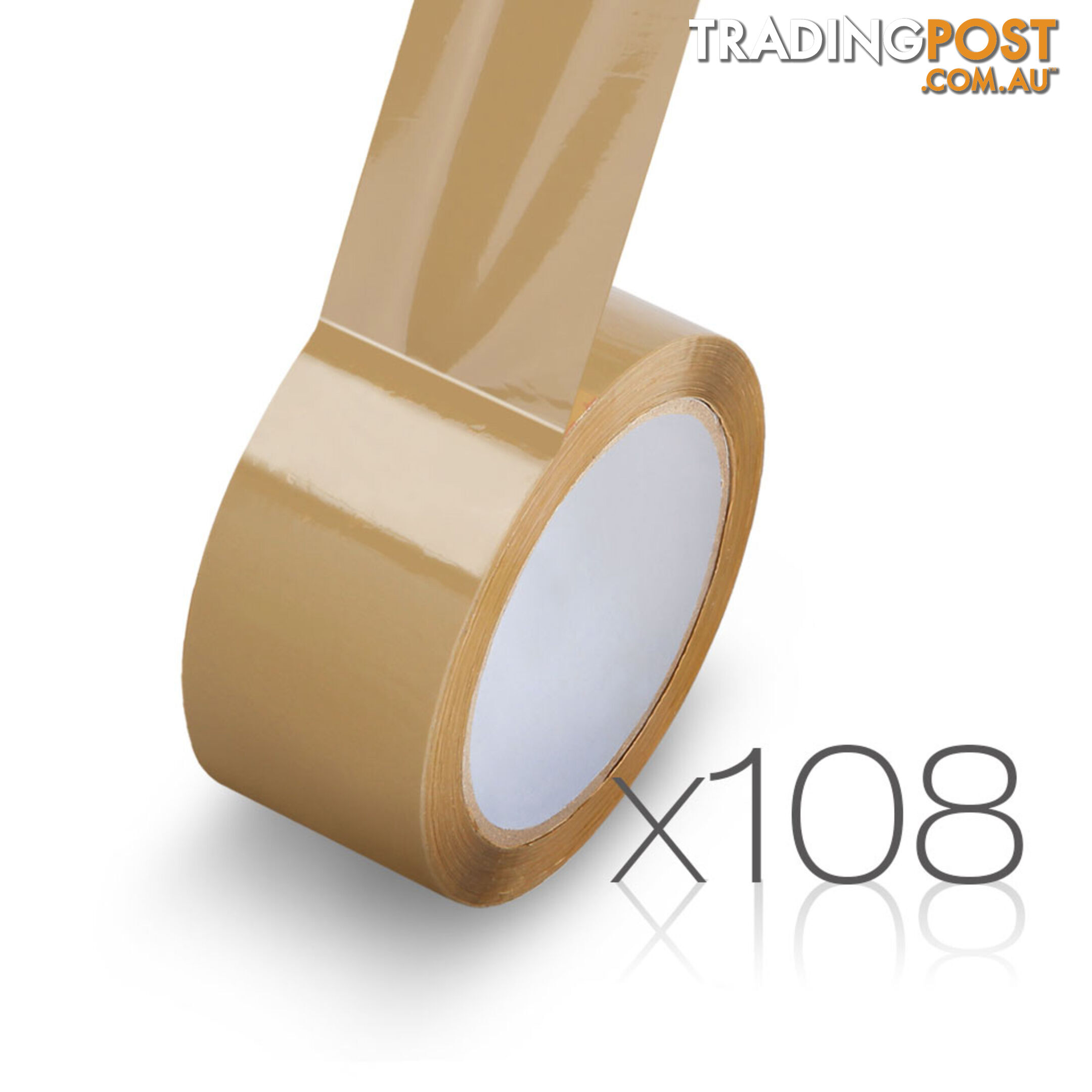 108 Rolls Packing Tape - 48mm x 75m - Brown