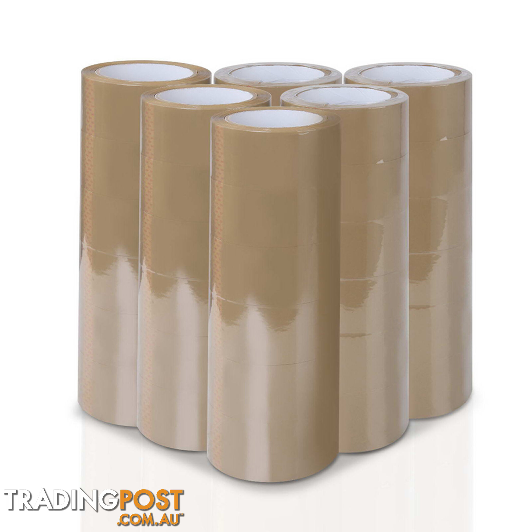 108 Rolls Packing Tape - 48mm x 75m - Brown