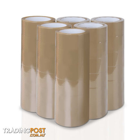 108 Rolls Packing Tape - 48mm x 75m - Brown