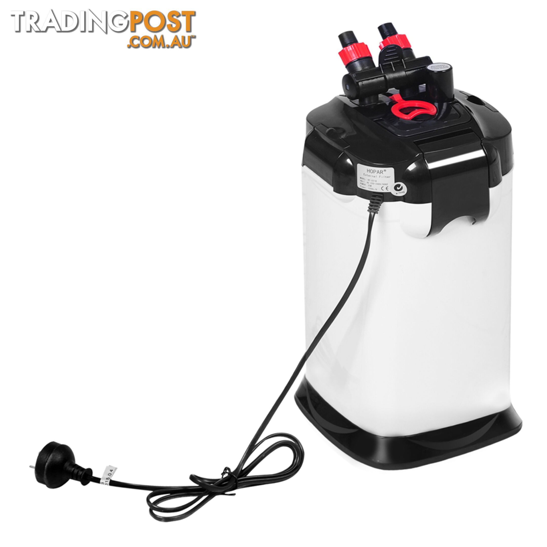 Aquarium Fish Tank External Canister Filter 1200LPH White