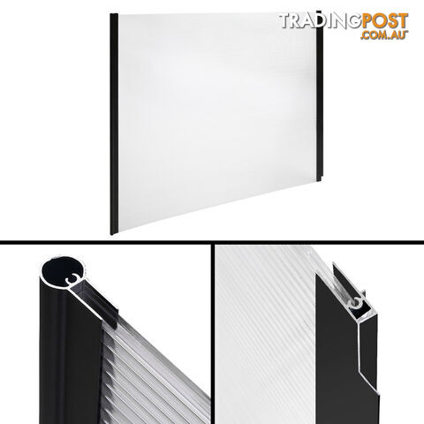 DIY Window Door Awning Cover Transparent 100 x 300cm