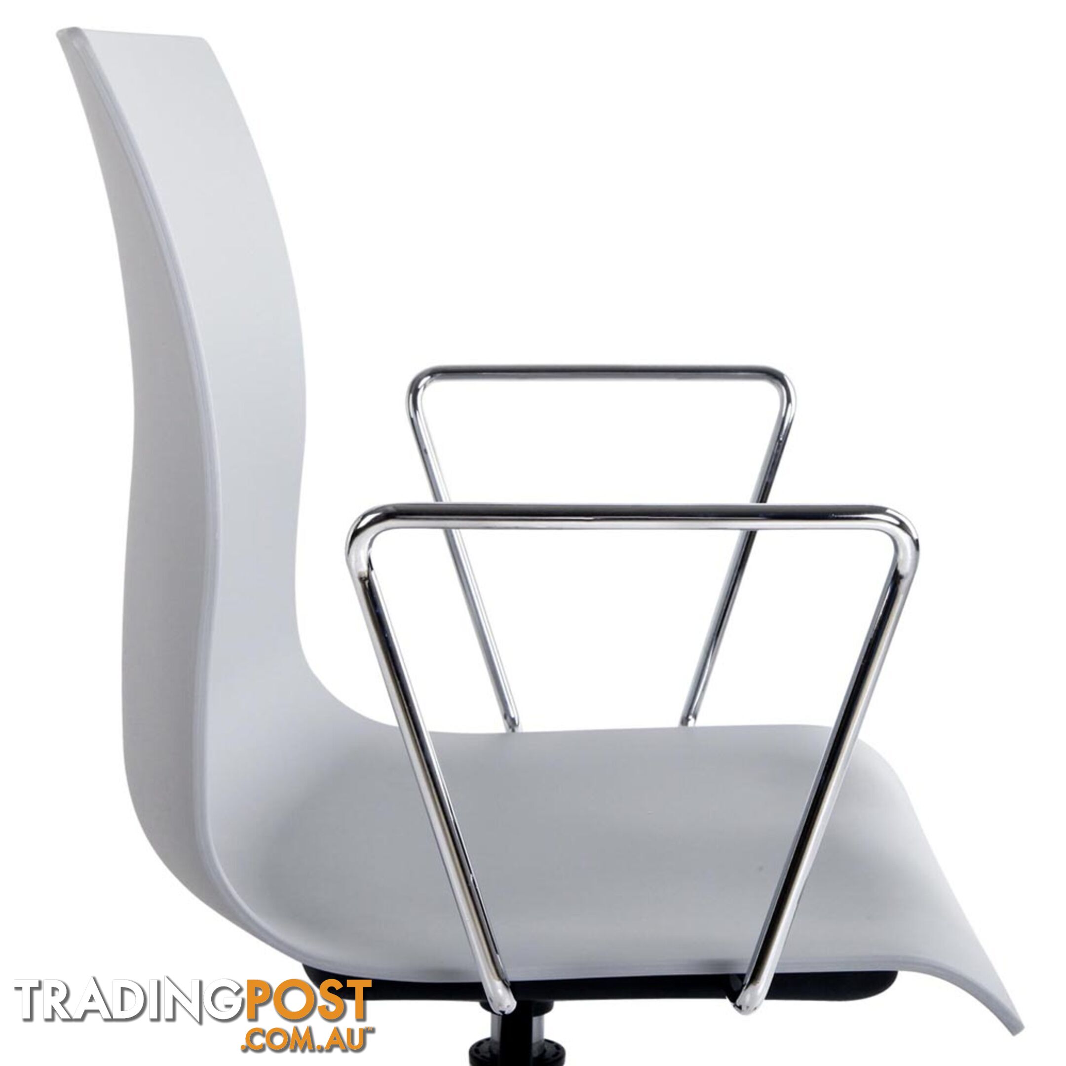 Modern Office Chair with Armrests Grey