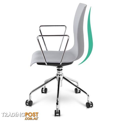 Modern Office Chair with Armrests Grey