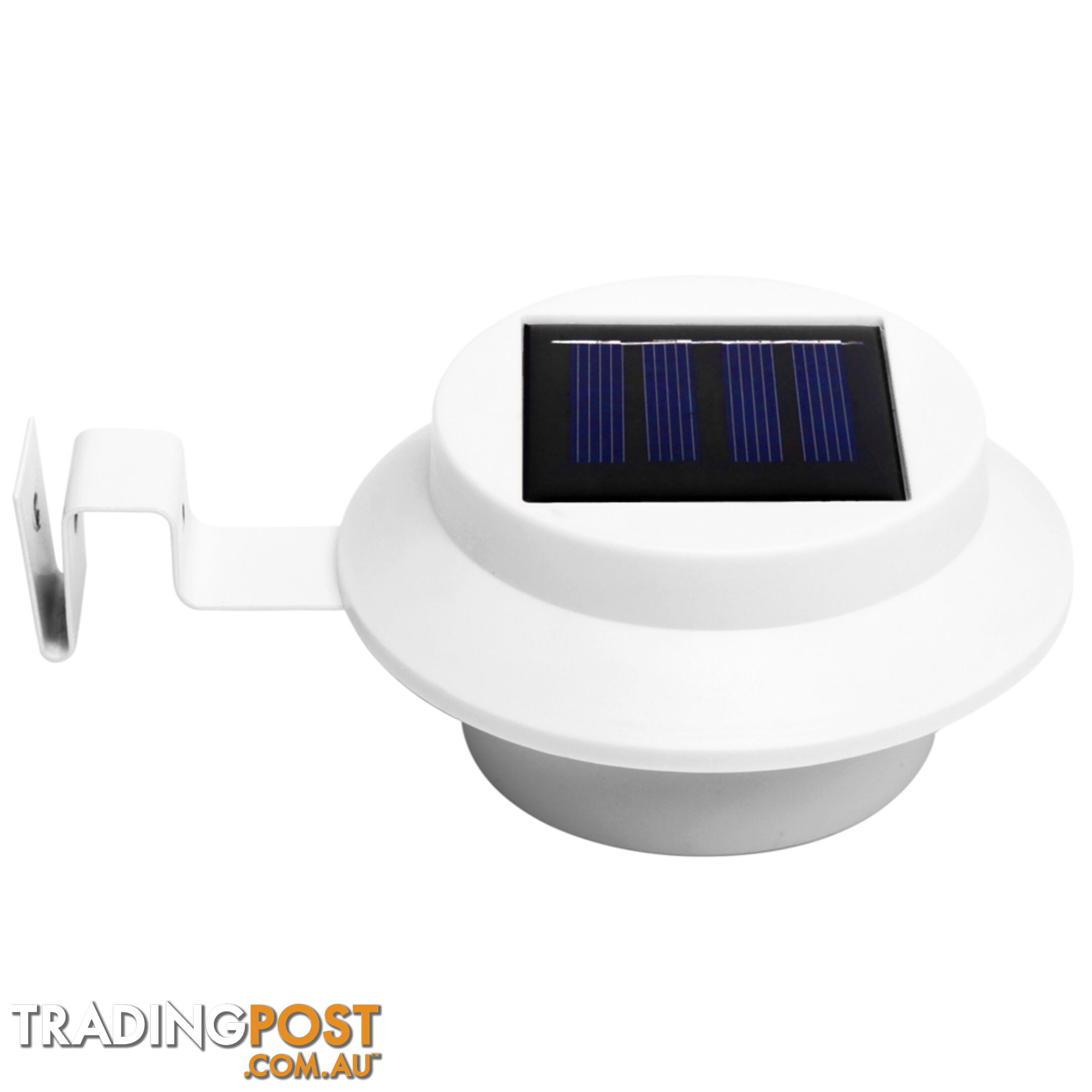 Set of 8 Solar Gutter Light - White