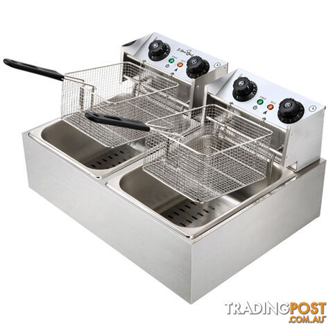 5 Star Chef Deep Fryer w/ Twin Basket