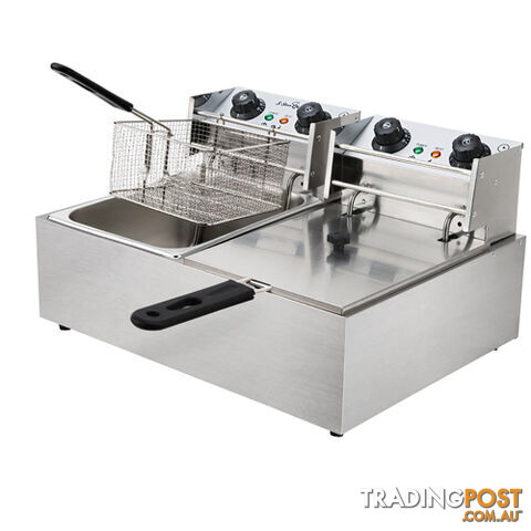 5 Star Chef Deep Fryer w/ Twin Basket