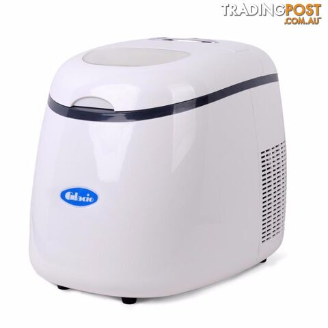 Portable Ice Cube Maker Machine White