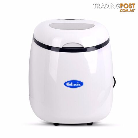 Portable Ice Cube Maker Machine White