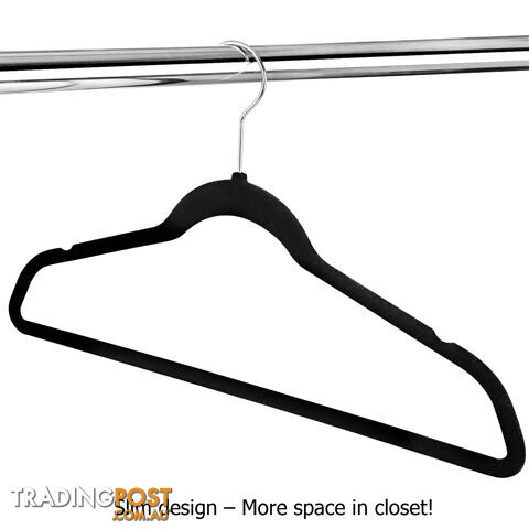 Set of 200 Velvet Coat Hangers - photo 3 of 7
