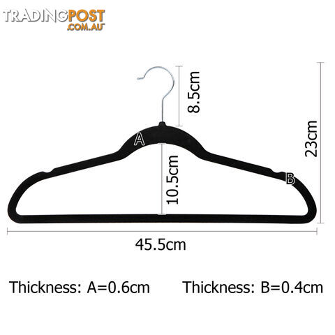 Set of 200 Velvet Coat Hangers - photo 2 of 7