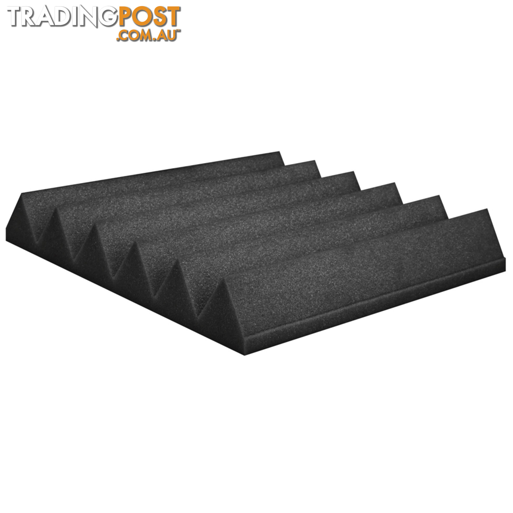 Set of 20 Studio Wedge Acoustic Foam Charcoal 30 x 30cm