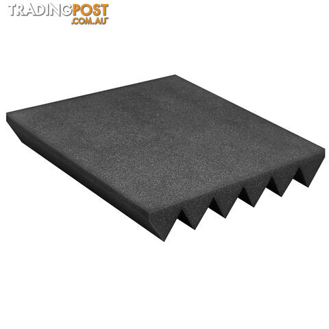 Set of 20 Studio Wedge Acoustic Foam Charcoal 30 x 30cm