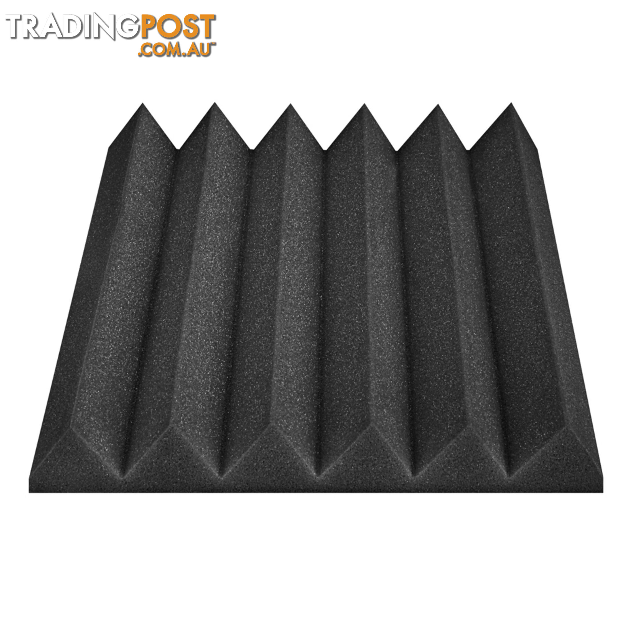 Set of 20 Studio Wedge Acoustic Foam Charcoal 30 x 30cm