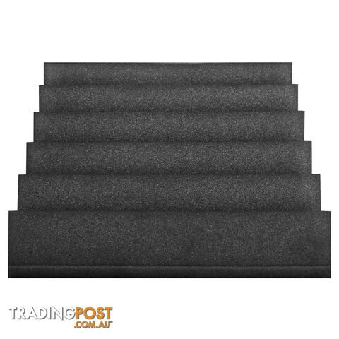 Set of 20 Studio Wedge Acoustic Foam Charcoal 30 x 30cm