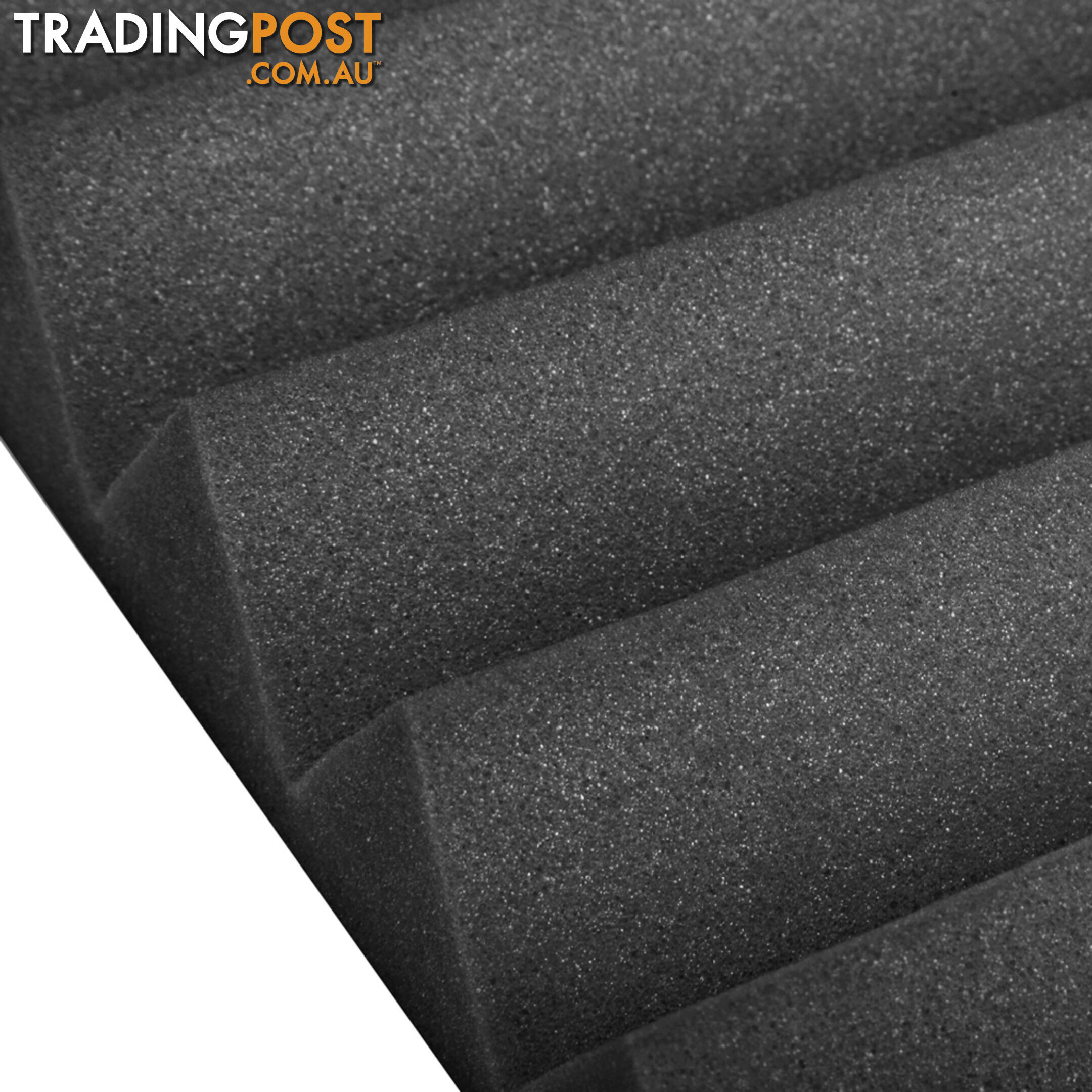 Set of 20 Studio Wedge Acoustic Foam Charcoal 30 x 30cm