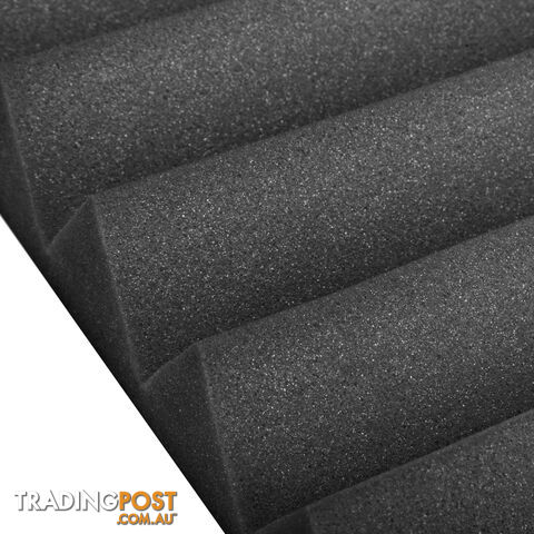 Set of 20 Studio Wedge Acoustic Foam Charcoal 30 x 30cm