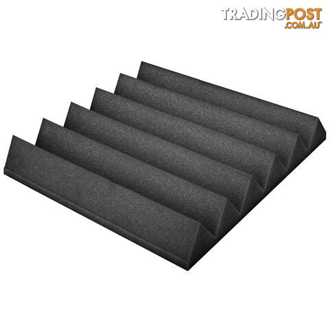 Set of 20 Studio Wedge Acoustic Foam Charcoal 30 x 30cm