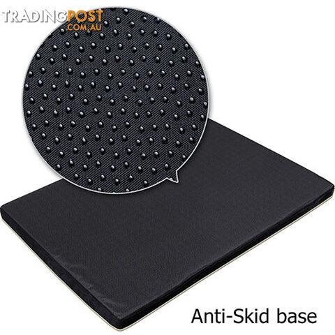 Pet Dog Anti Skid Sleep Memory Foam Mattress Bed Small Black