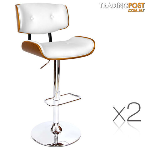 PU Leather Bar Stool with Chrome Base