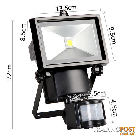 Set of 2 5W COB LED Solar Security Lights