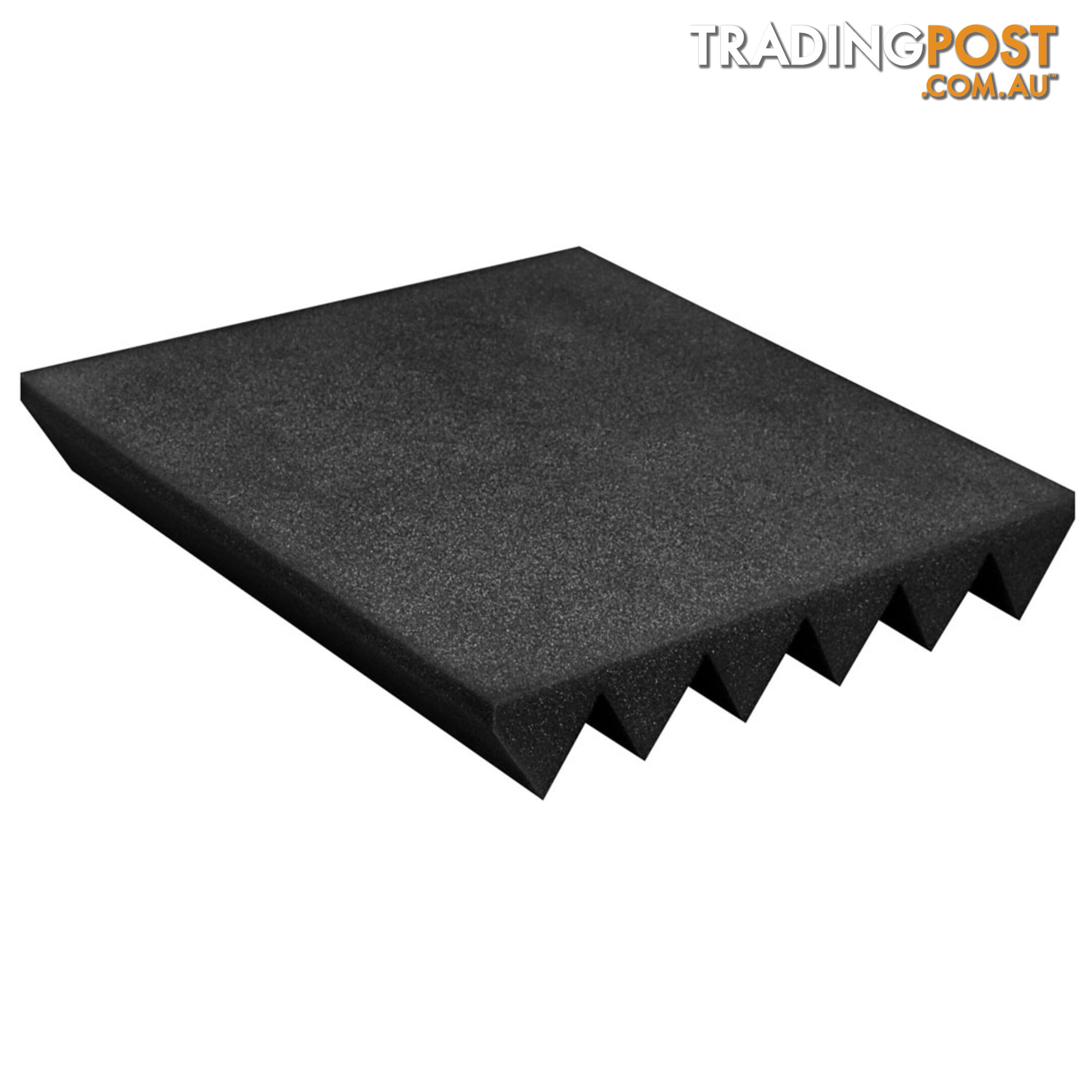 Set of 20 Studio Wedge Acoustic Foam Black 30 x 30cm