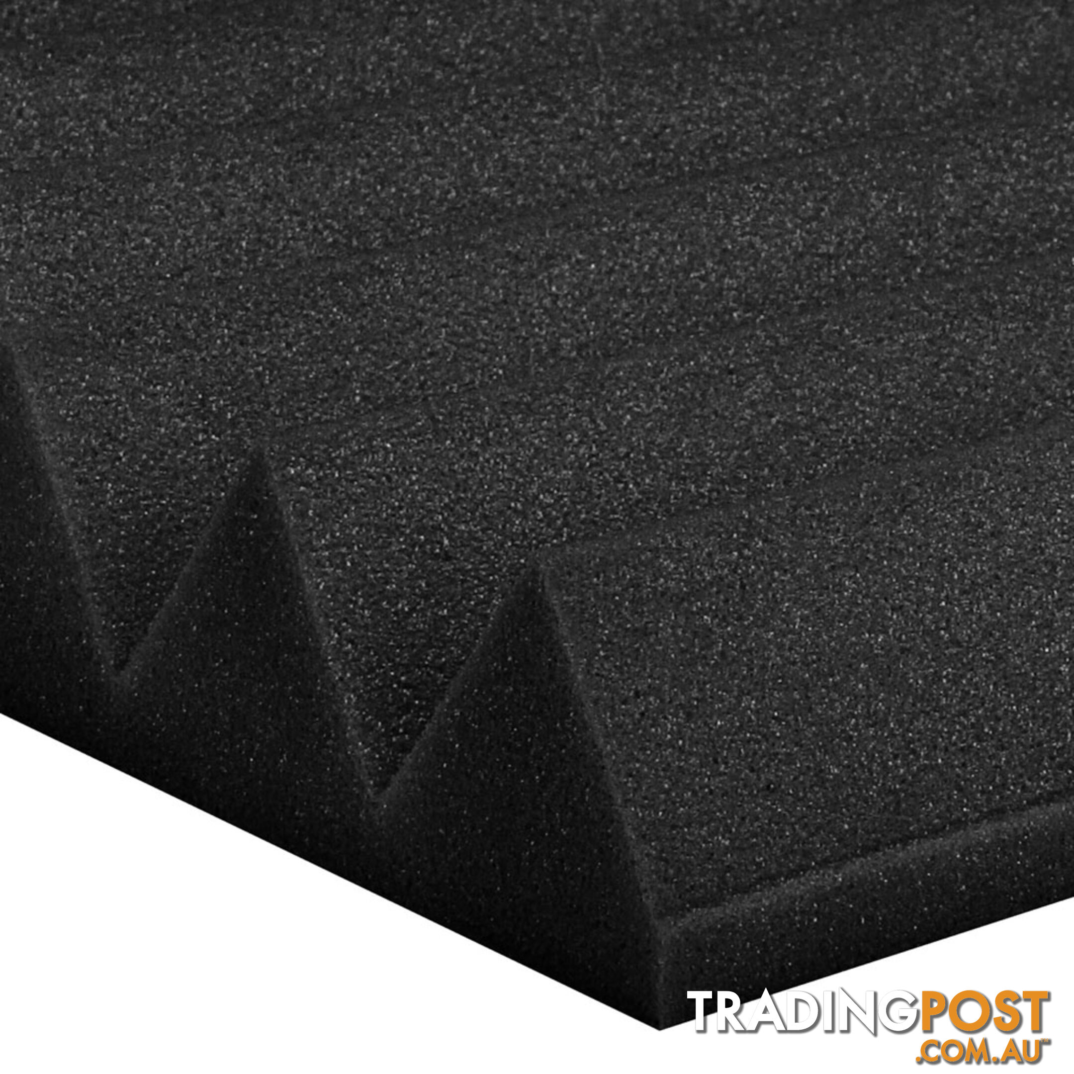 Set of 20 Studio Wedge Acoustic Foam Black 30 x 30cm