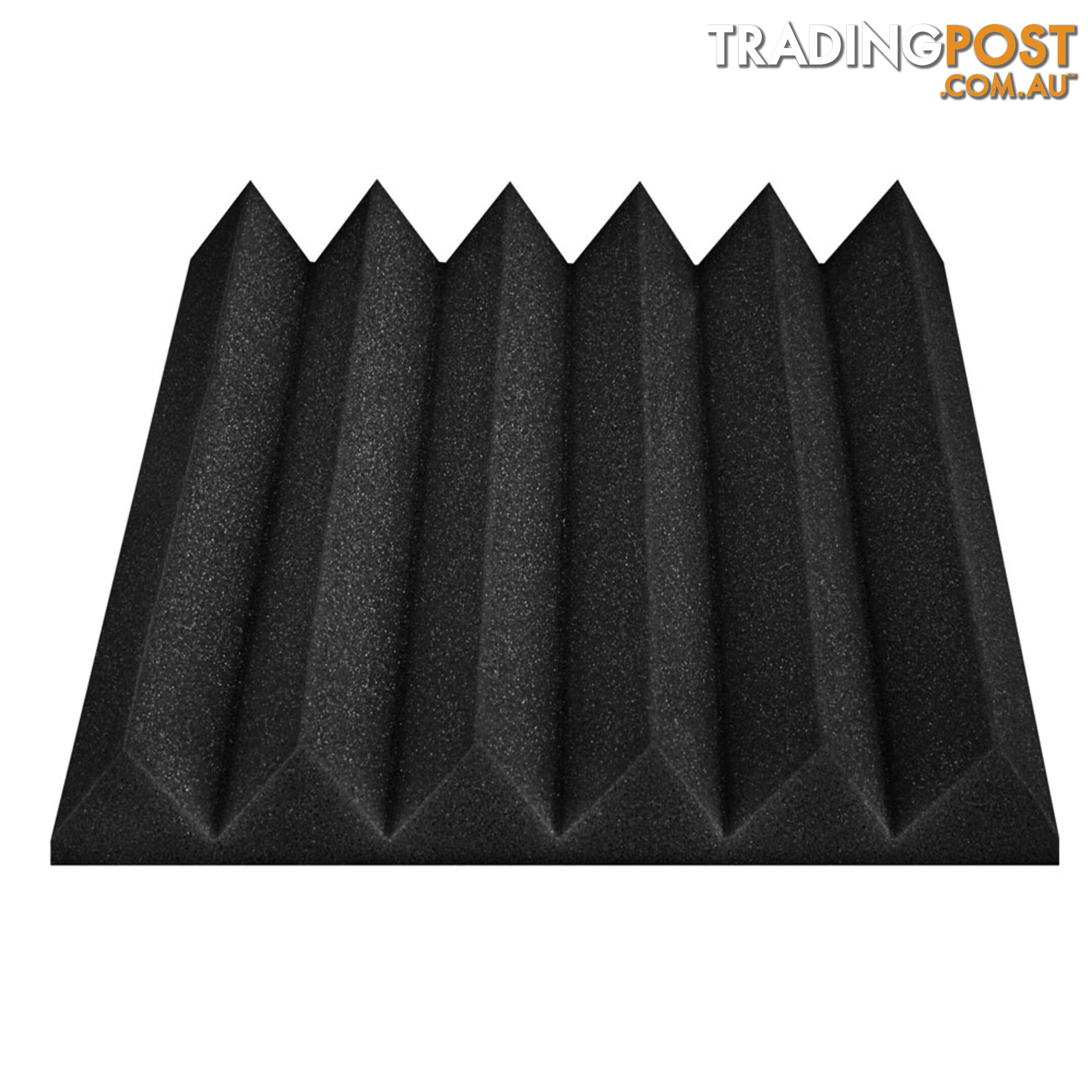 Set of 20 Studio Wedge Acoustic Foam Black 30 x 30cm