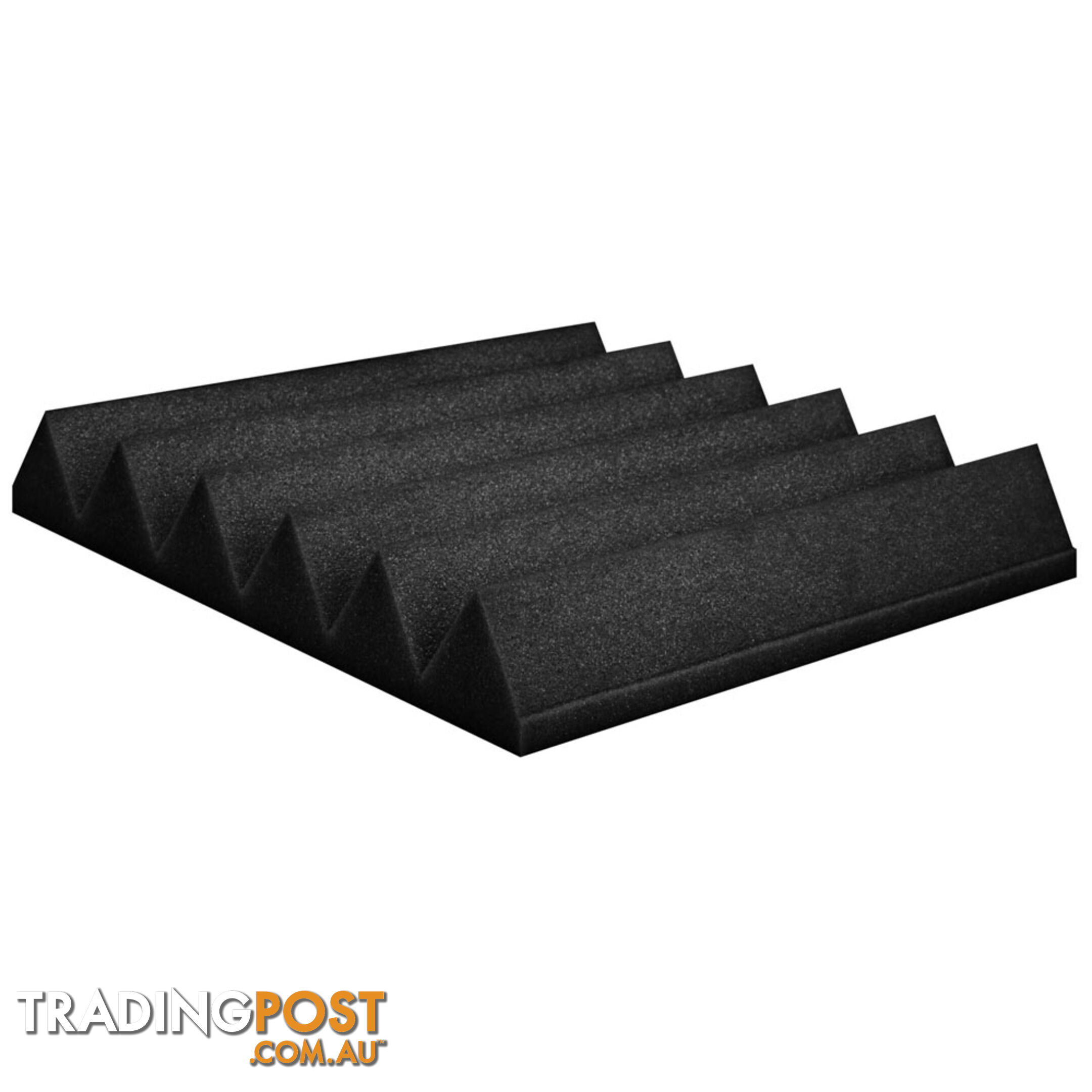 Set of 20 Studio Wedge Acoustic Foam Black 30 x 30cm