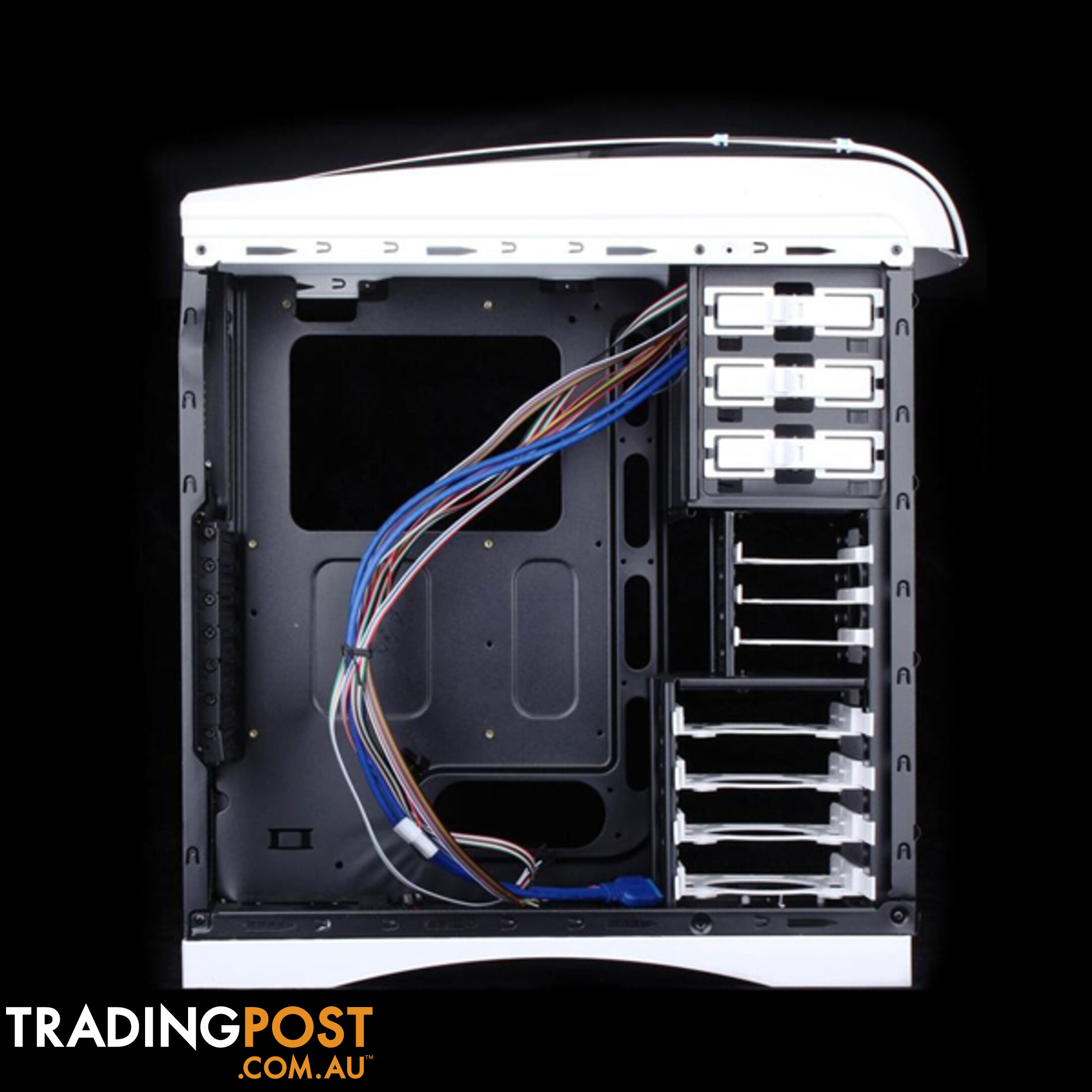 Huntkey MVP Pro  Gaming computer chassis - Blue (No PSU Included)