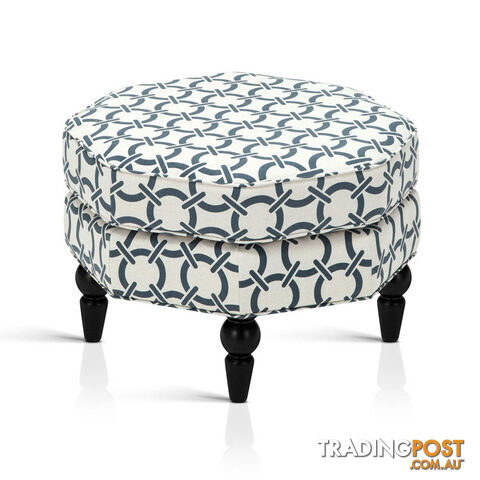 Seat Footstool Bench Stool - White