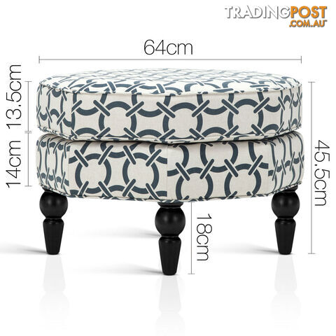 Seat Footstool Bench Stool - White - photo 2 of 6