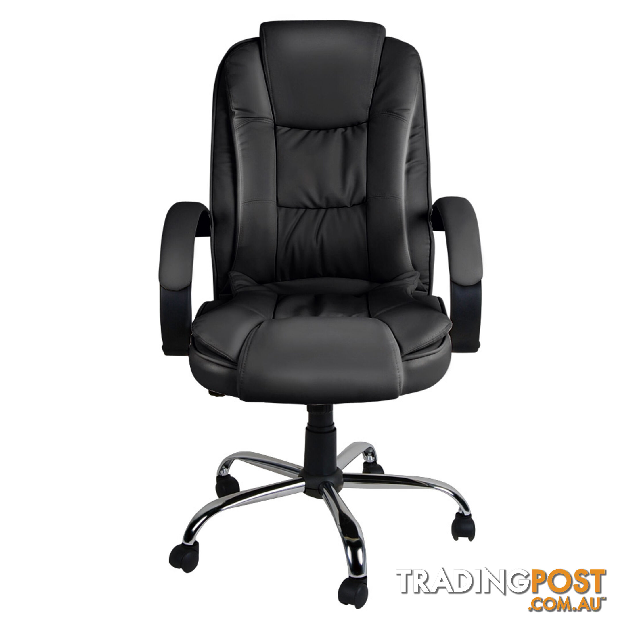 Executive PU Leather Office Computer Chair Black