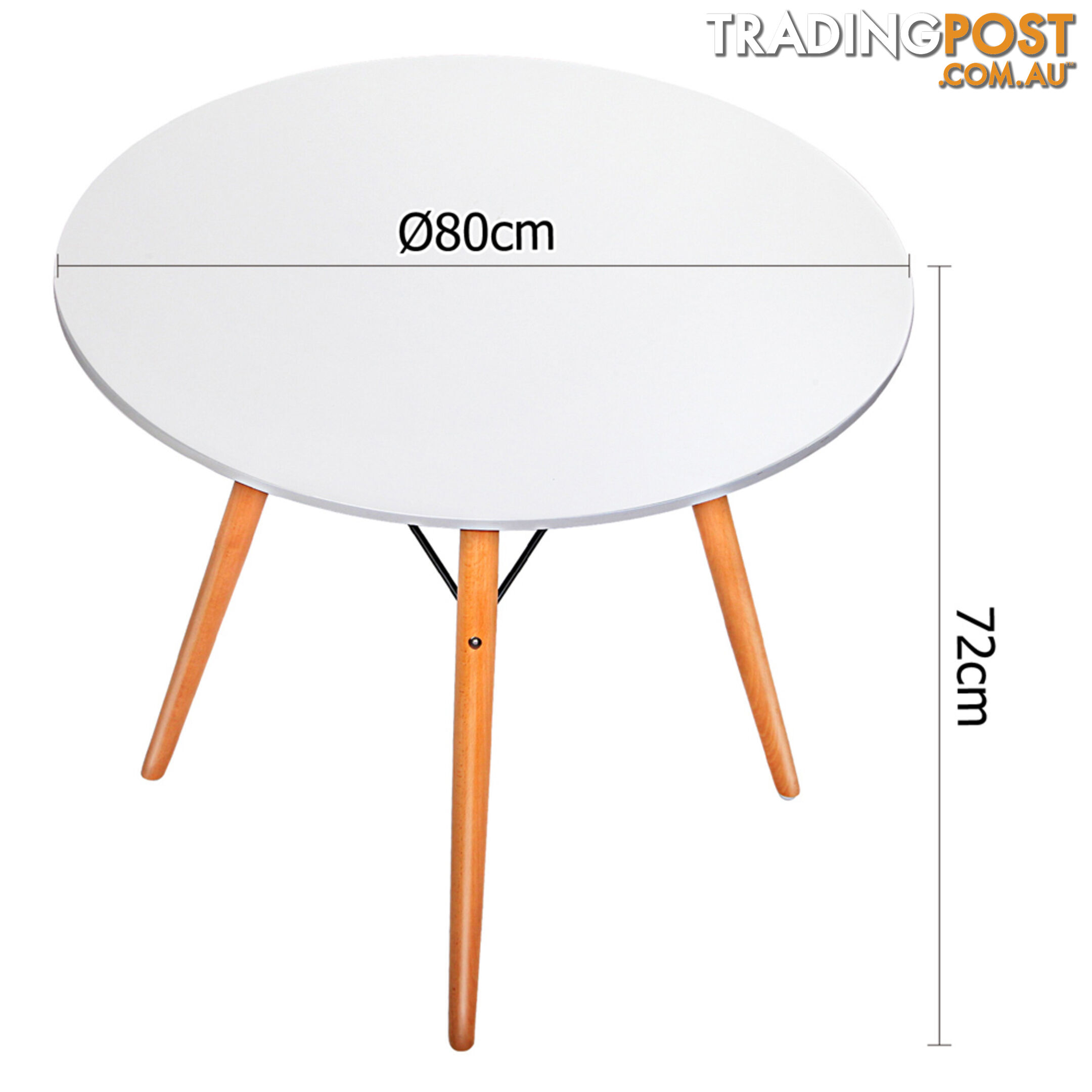 Replica Eames DSW Eiffel Dining Table White