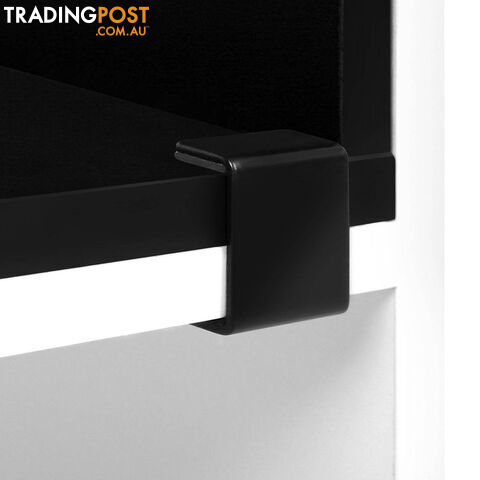 DIY L Shaped Display Shelf - Black