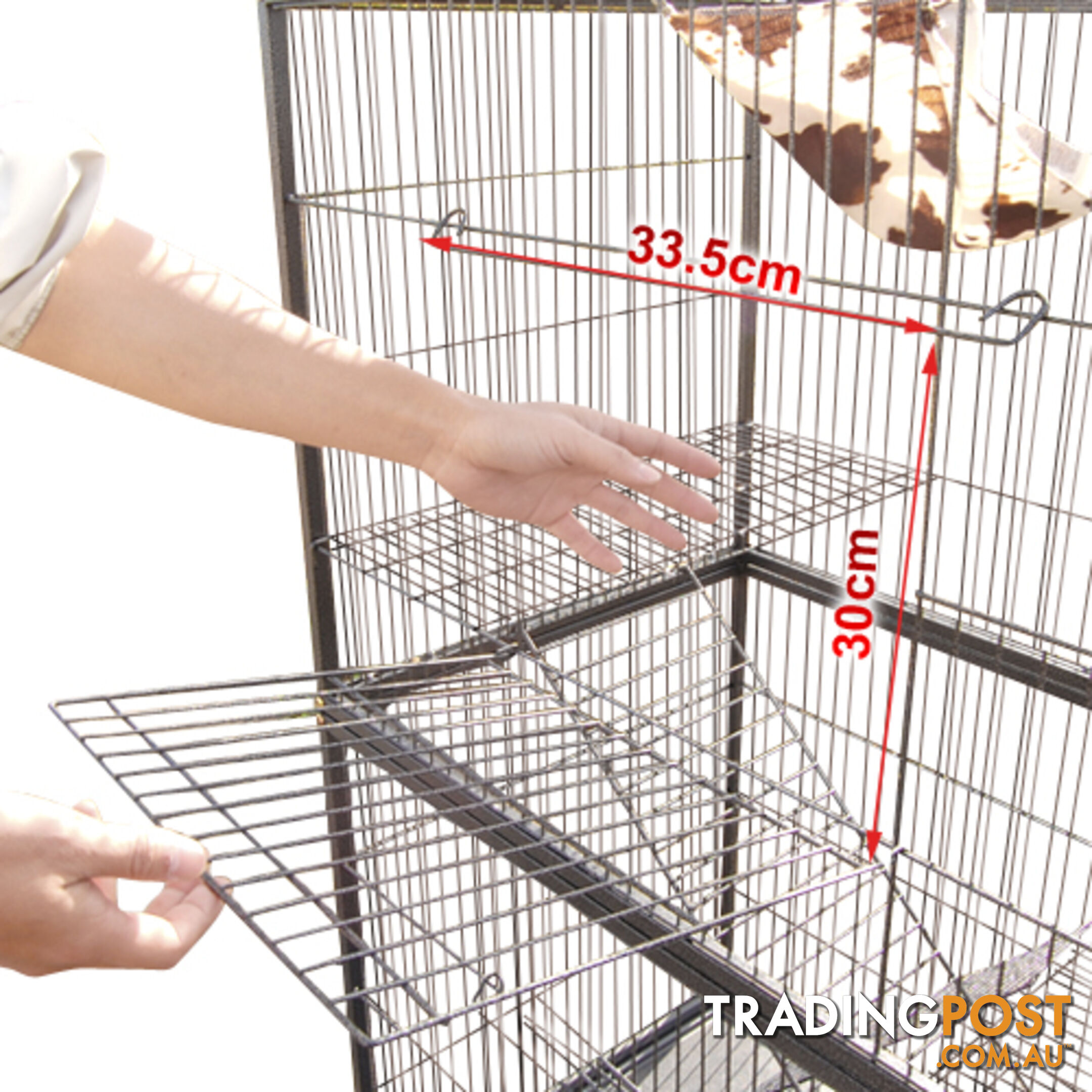 3 Level Cat Ferret Hamster Rat Bird Cage Aviary