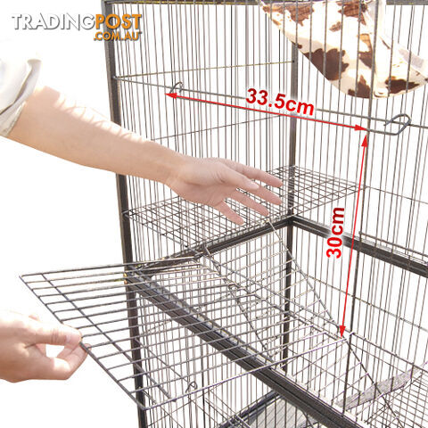 3 Level Cat Ferret Hamster Rat Bird Cage Aviary