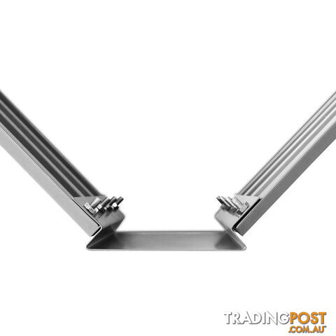 Galvanised Raised Garden Bed - 150 x 90 x 30cm - Aluminium White - photo 5 of 7
