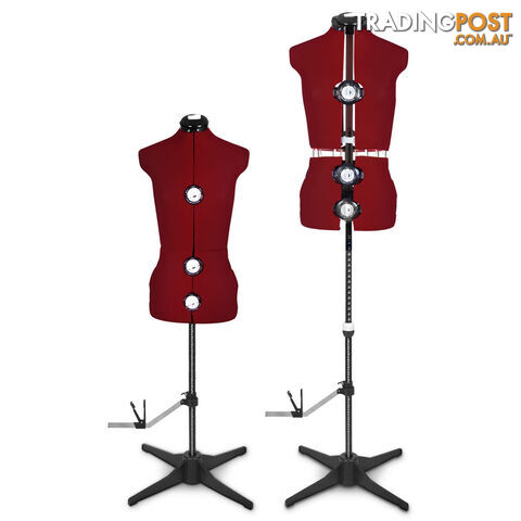 Adjustable Dressmaking Mannequin SZ8-14 - Wine