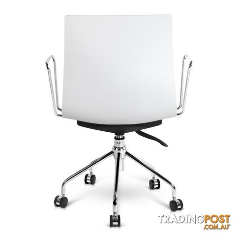 Modern Office Chair with Armrests White