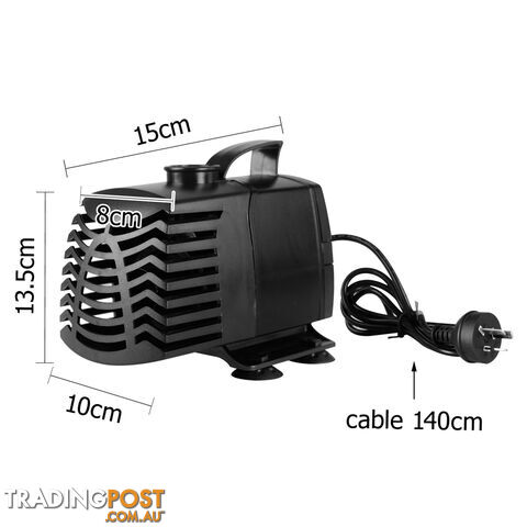 3000LPH Aquarium Fountain Pond Submersible Water Pump - photo 2 of 8