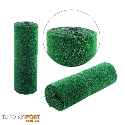 Artificial Grass 10 SQM Polyethylene Lawn Flooring 15mm Green