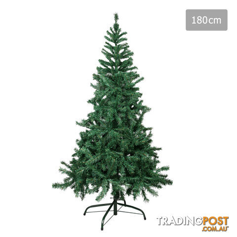 Christmas Tree w/ Ornament 180cm Green