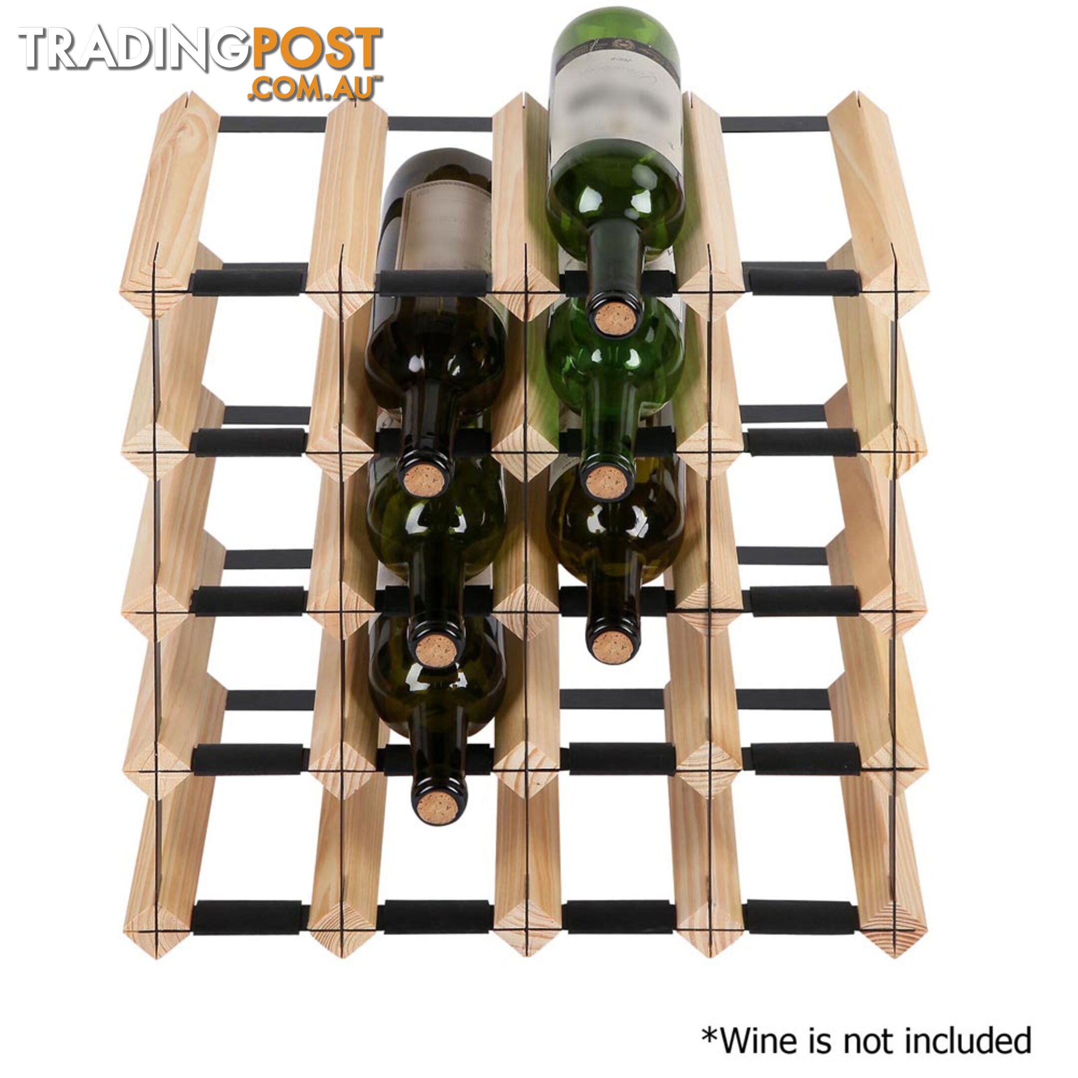 Timber Wine Rack 20 Bottles