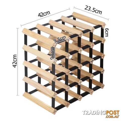 Timber Wine Rack 20 Bottles