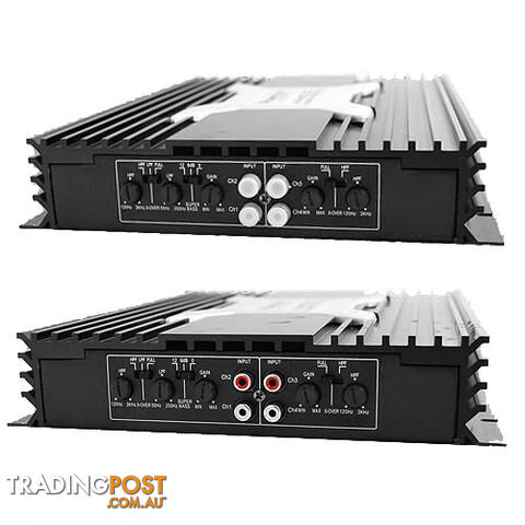 New PowerVox 5600 Watt 4 Channel Car Amplifier Black - photo 3 of 4