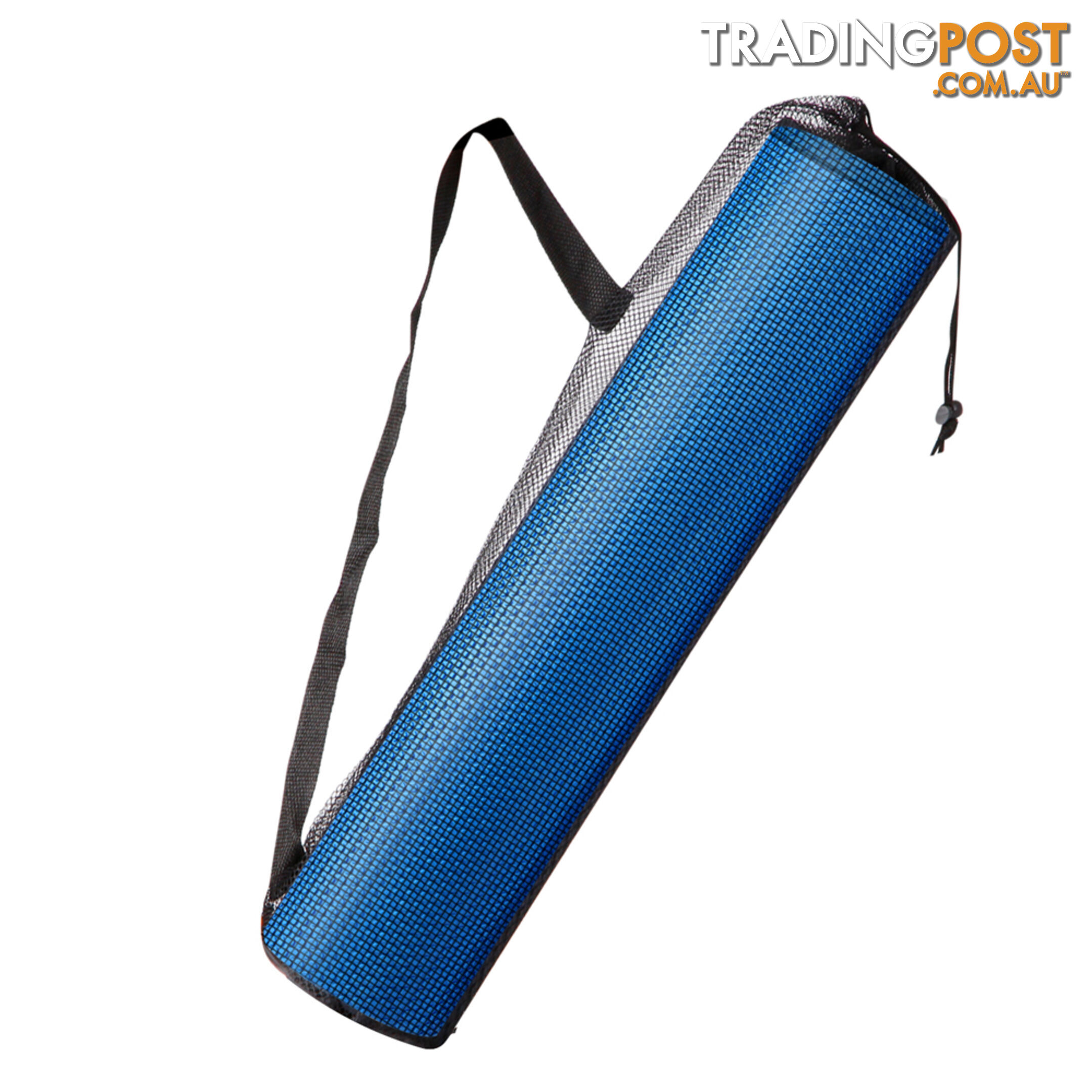 Yoga Gym Pilates EVA Stick Foam Roller Blue 90 x 15cm