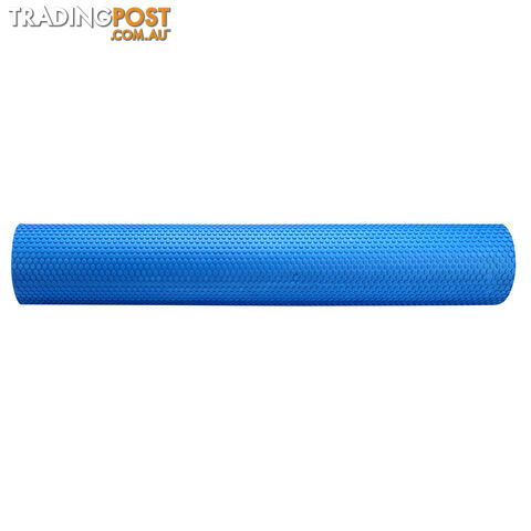 Yoga Gym Pilates EVA Stick Foam Roller Blue 90 x 15cm