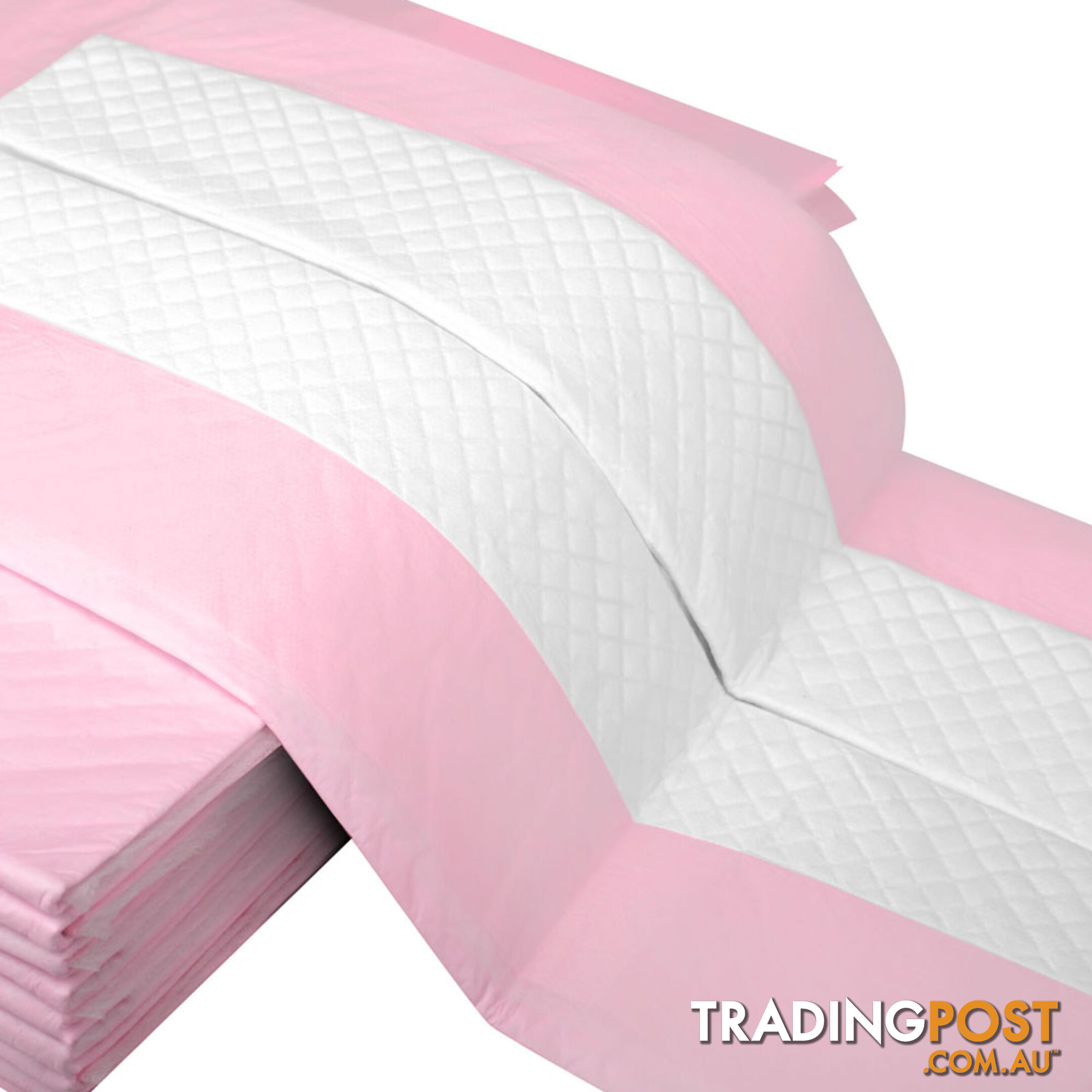 100 Puppy Pet Dog Toilet Training Pads Pink