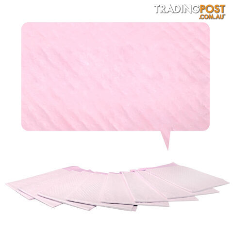 100 Puppy Pet Dog Toilet Training Pads Pink